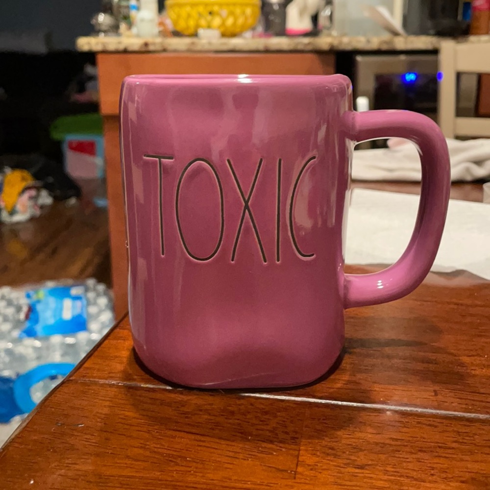 Rae Dunn purple TOXIC - Halloween Mug